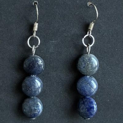 LAPIS LAZULI BOUCLES D OREILLE