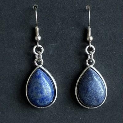 LAPIS LAZULI BOUCLES D OREILLE
