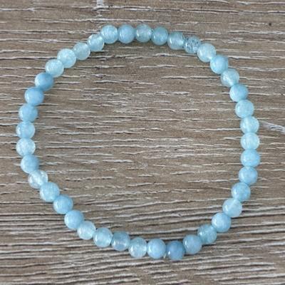 AIGUE MARINE BRACELET 4 MM