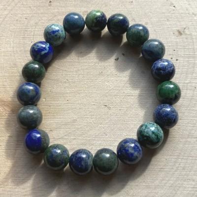 AZURITE MALACHITE BRACELET 10 MM