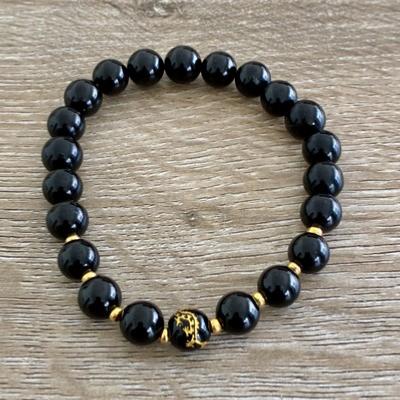 BRACELET ANIMAL TOTEM DRAGON OR