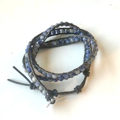 SODALITE BRACELET 3 TOURS