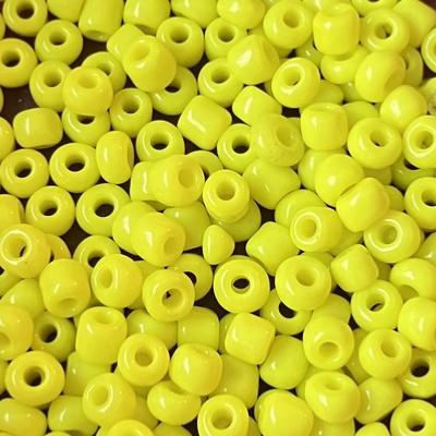 PERLES COULEUR JAUNE 3 MM