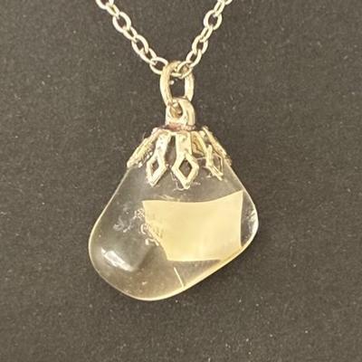 CITRINE NATURELLE PENDENTIF 4
