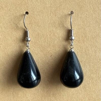 OBSIDIENNE BOUCLES D OREILLE