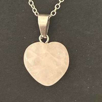 QUARTZ ROSE PENDENTIF
