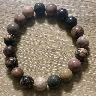 RHODONITE BRACELET 10 MM