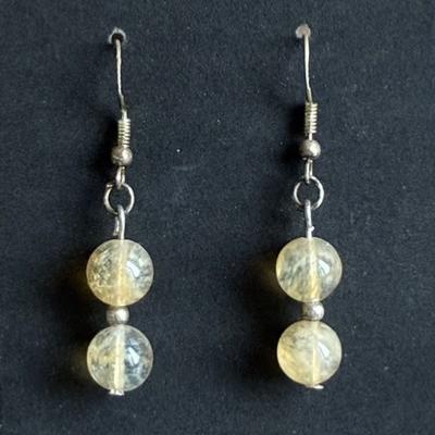 CITRINE BOUCLES D OREILLE