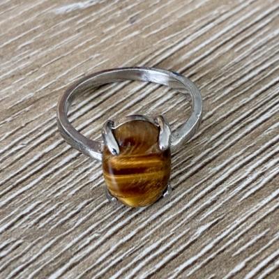 OEIL DU TIGRE BAGUE TAILLE 63