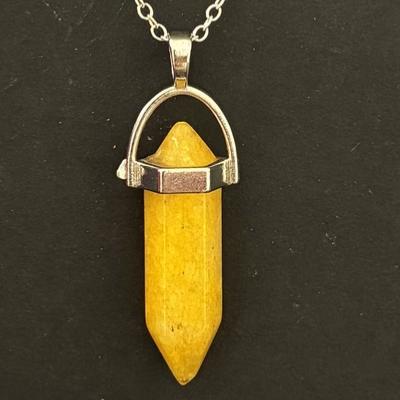 SOUFRE QUARTZ PENDENTIF