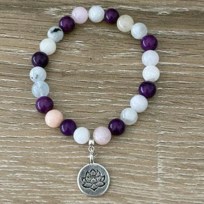 Fleur de Lotus pour Intuition et Ouverture d' esprit : Quelle Pierre ou Bracelet en Lithothrapie