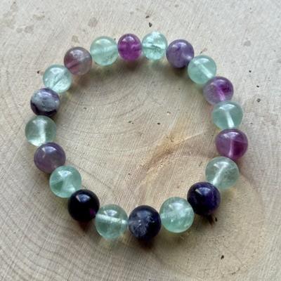 FLUORINE FLUORITE BRACELET 10 MM