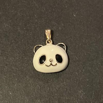 ANIMAL TOTEM PANDA PENDENTIF OR