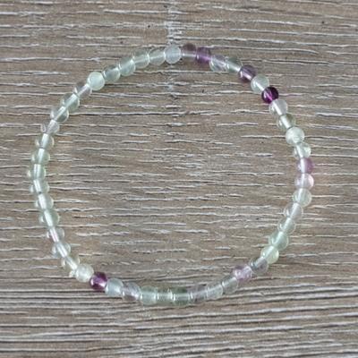 FLUORINE FLUORITE BRACELET 4 MM