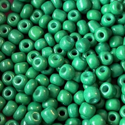 PERLES COULEUR VERT FONCE 3 MM