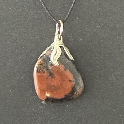 BOIS FOSSILE PETRIFIE PENDENTIF 9