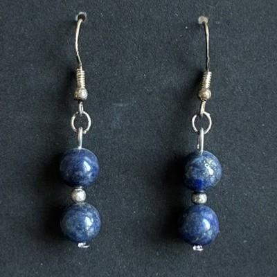 LAPIS LAZULI BOUCLES D OREILLE