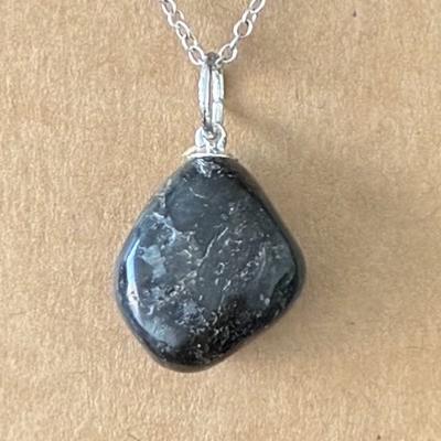 SPECTROLITE LARVIKITE PENDENTIF 1