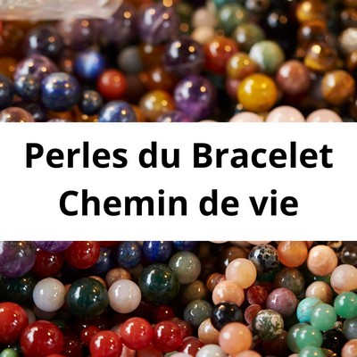 Grossiste Fournisseur Perles naturelles Bracelet Chemin de vie Lithothrapie Pierres semi prcieuses