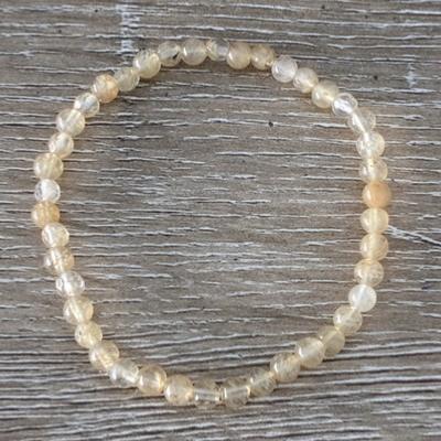 CITRINE CHAUFFEE BRACELET  4 MM