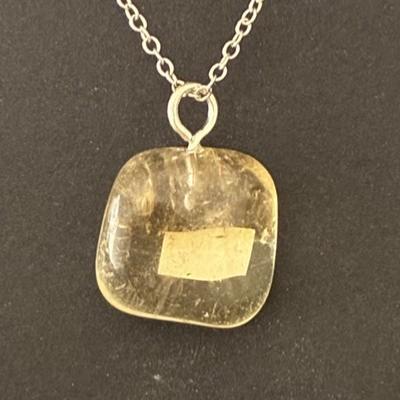 CITRINE NATURELLE PENDENTIF 1