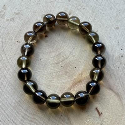 QUARTZ FUME BRACELET 10 MM