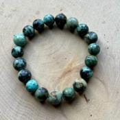 TURQUOISE AFRAICAINE BRACELET 10 MM