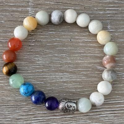 AMAZONITE BRACELET 7 CHAKRAS