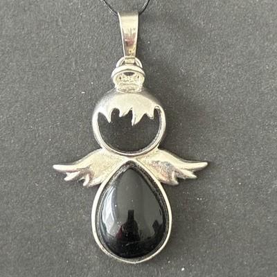 OBSIDIENNE NOIRE PENDENTIF
