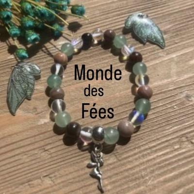 Monde ferique / Fes : Quel Bracelet Lithothrapie quelles Pierres naturelles - L Aurore Cleste