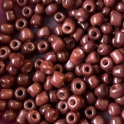 PERLES COULEUR MARRON 3 MM