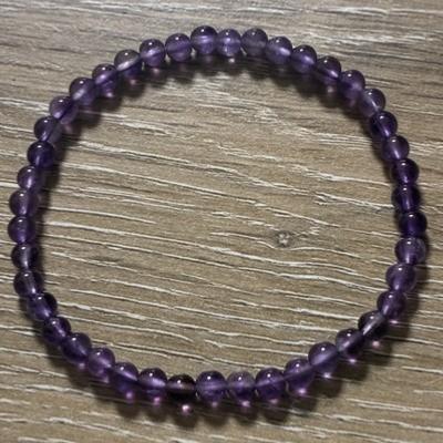 AMETHYSTE BRACELET 4 MM