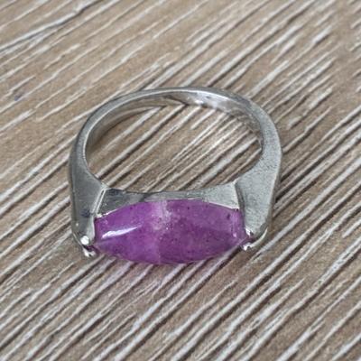 AMETHYSTE BAGUE TAILLE 55
