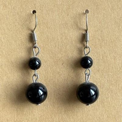 OBSIDIENNE BOUCLES D OREILLE