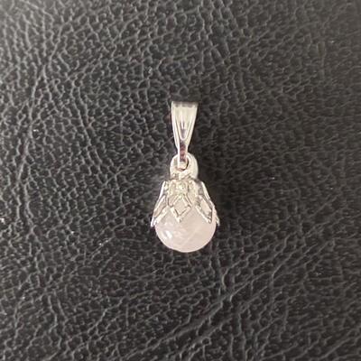 QUARTZ ROSE PENDENTIF