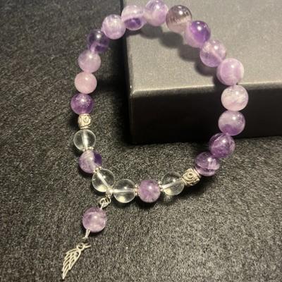 AMETHYSTE RUBANEE BRACELET ANGE