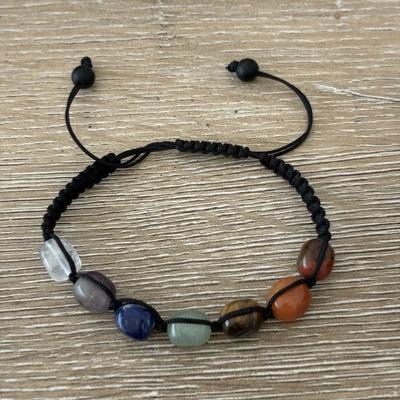 7 CHAKRAS BRACELET REGLABLE
